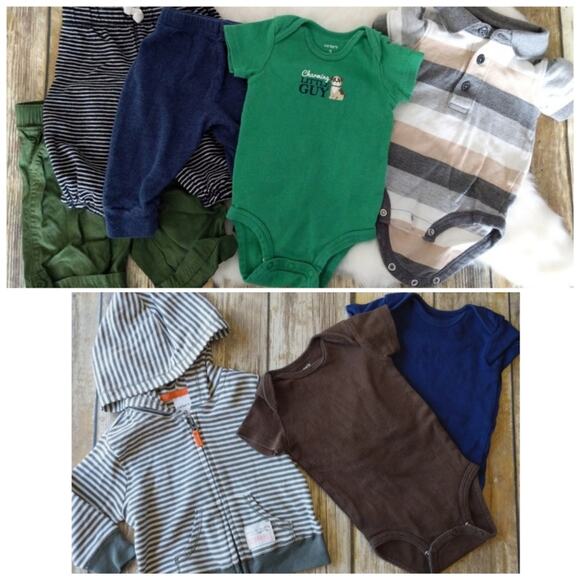 Carter's 3 month 8 piece bundle - Picture 1 of 9